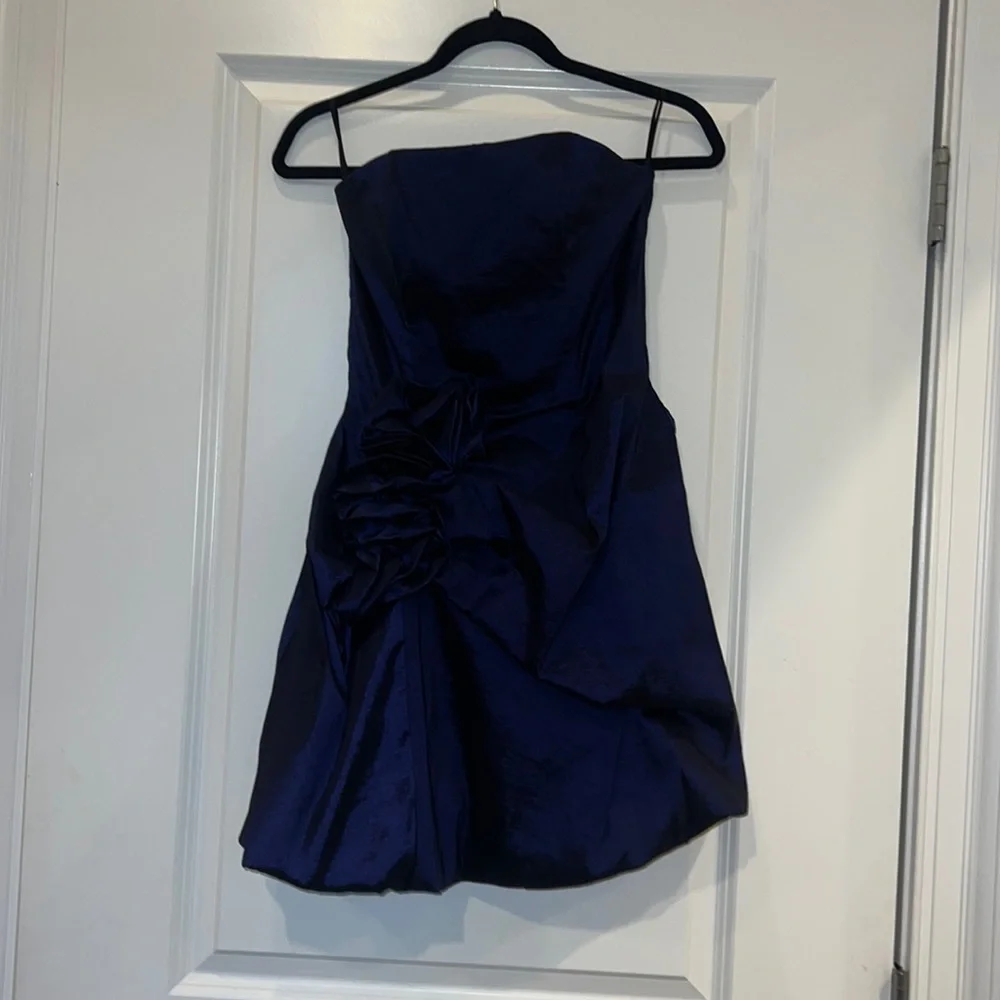 Jessica McClintock Strapless Mini Dress - Picture 1 of 5